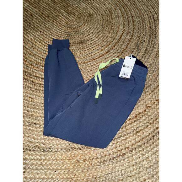 FIGS jogger scrub pants in blue size xxs - NEW - Picture 1 of 3